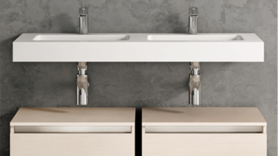 Lavabo Suspendido con faldón