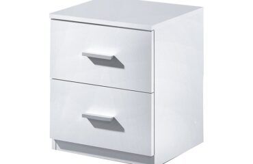 Cajonera blanca con 2 cajones IBERODEPOT