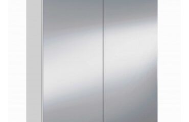 Camerino de baño blanco con espejo IBERODEPOT