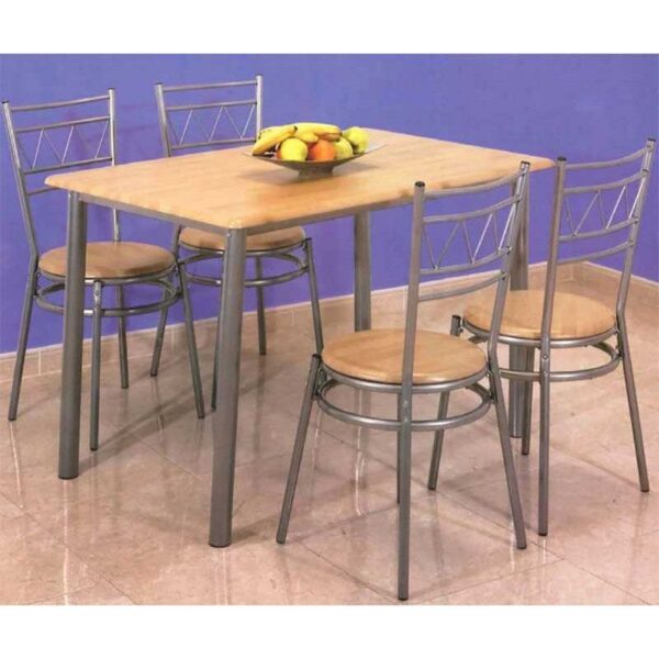 Conjunto anillo de mesa de cocina y 4 sillas IBERODEPOT
