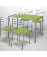 Conjunto mesa de cocina y 4 sillas Adelia IBERODEPOT