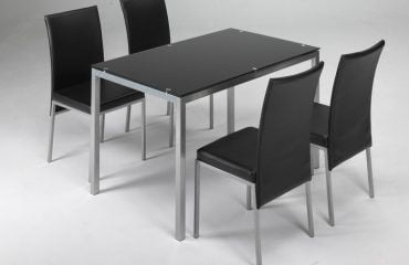 Conjunto mesa de cocina y 4 sillas Lucio IBERODEPOT