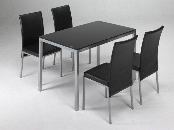 Conjunto mesa de cocina y 4 sillas Lucio IBERODEPOT