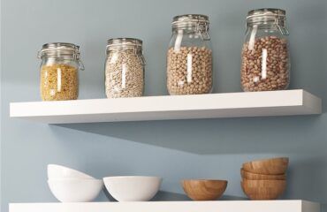 Estante 80x25 Blanco lacado IBERODEPOT