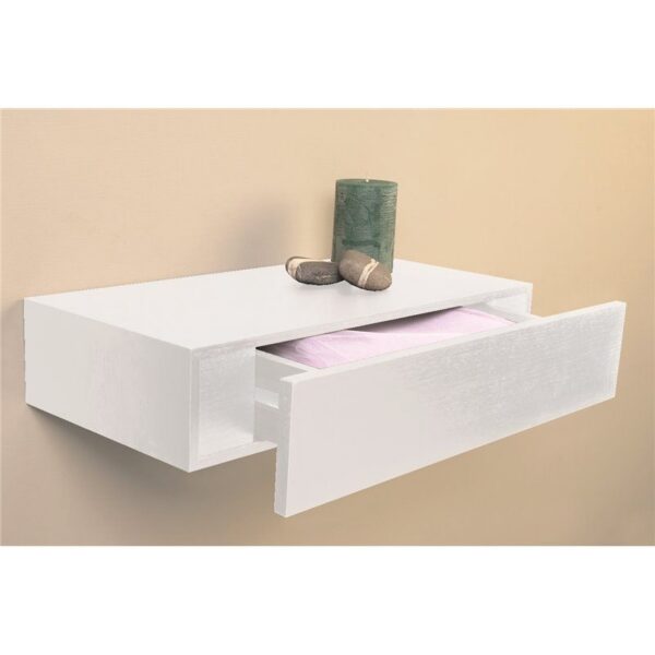 Estante con cajón 48 x 25 Blanco Iberodepot