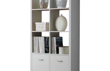 Estantería 4 baldas y 2 puertas IBERODEPOT