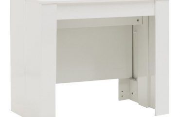 Mesa extensible blanca 5 posiciones IBERODEPOT