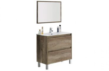 Mueble lavabo con espejo kit IBERODEPOT