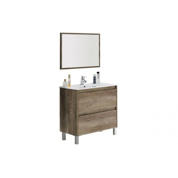 Mueble lavabo con espejo kit IBERODEPOT
