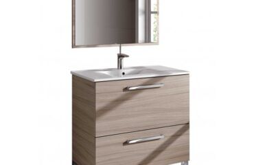 Mueble lavabo con espejo Nature IBERODEPOT