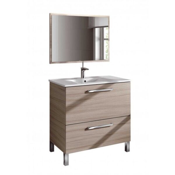 Mueble lavabo con espejo Nature IBERODEPOT