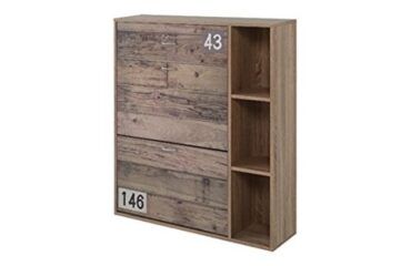 Zapatero 2 puertas con estantería IBERODEPOT