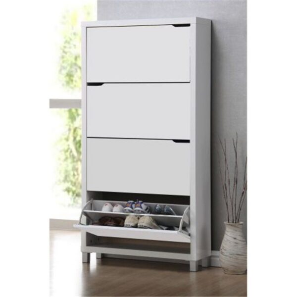 Zapatero 4 puertas Kubox Iberodepot