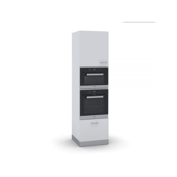 Columna horno y microondas con puerta y gaveta
