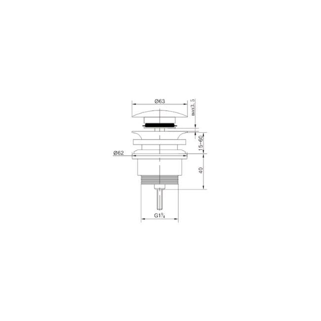 Lavabo encimera Thin 51x39