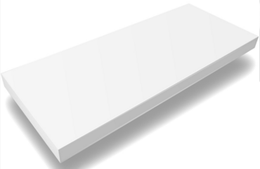 Encimera con faldón Solid Surface