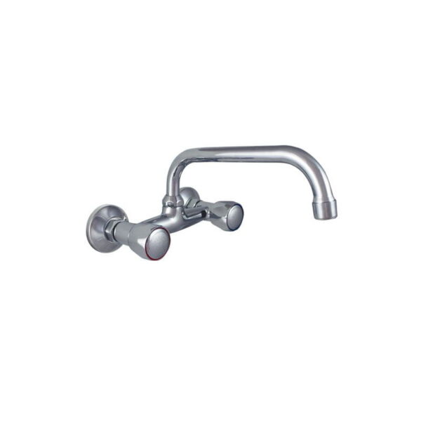 Grifo fregadero caño alto giratorio