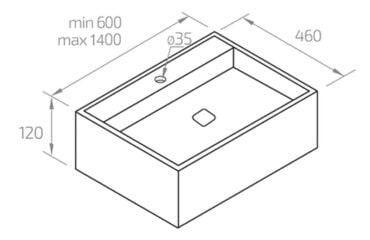 Lavabo Iraya Piedra Natural Compacta