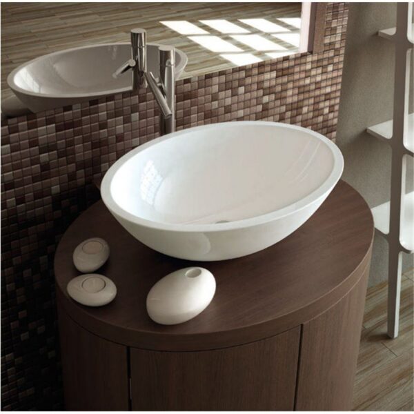 Lavabo sobre encimera Solid Surface Narvi