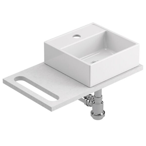 Lavabo Cuadrado Kit Mini 3 piezas