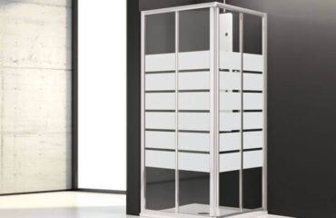 Mampara de Ducha Angular Corredera Cristal Aurum Profiltek