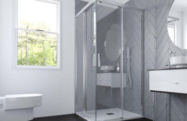 Mampara de Ducha Angular Corredera ML-320 Profiltek