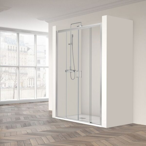 Mampara de Ducha Frontal Corredera SUM-325 Profiltek