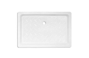 Plato de ducha Cerámico rectangular con relieve 120x80