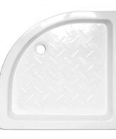 Plato de ducha Cerámico angular con relieve 80x80 TEGLER
