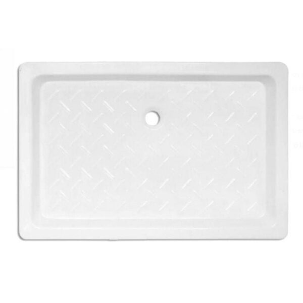 Plato de ducha Cerámico rectangular con relieve 120x70