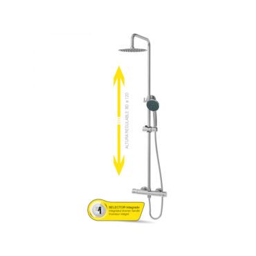 Columna de ducha Termostático Redondo TEGLER