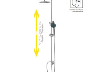 Columna de ducha Redondo grifería universal TEGLER