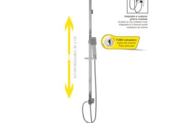 Columna de ducha Cuadrado grifería universal TEGLER