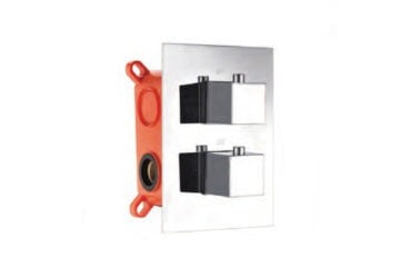 Grifo de ducha termostático empotrado cuadrado Imex