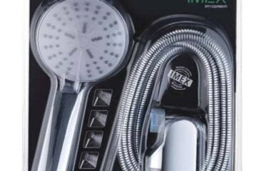 Kit mango de ducha + flexo + soporte Rex Imex