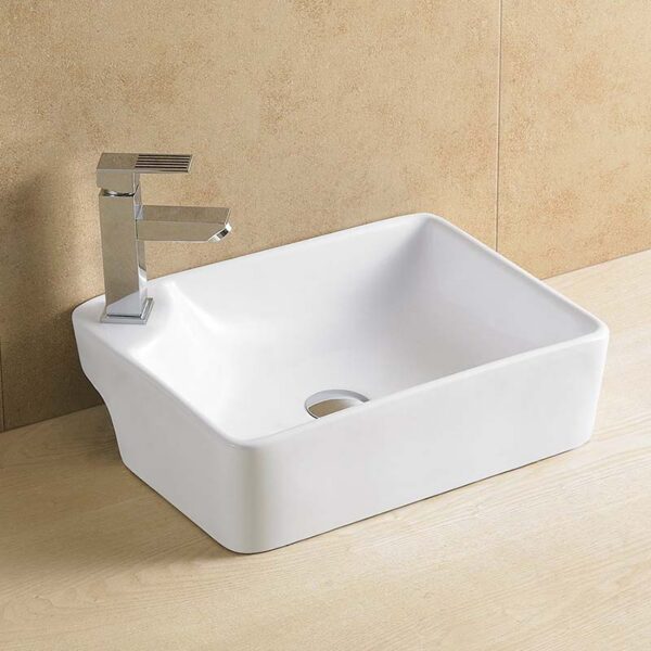 Lavabo sobre encimera 44x34x12,5 cm Artistic GME