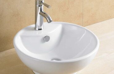 Lavabo de bol en pocelana sobre encimera 45x45x17cm Artistic GME