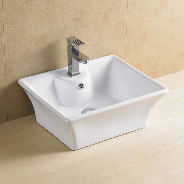 Lavabo bol de pocelana sobre encimera 49x41x20 cm Artistic GME