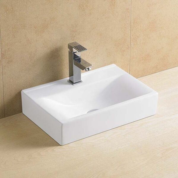 Lavabo sobre encimera o mural 45x30x10 cm Elegance GME