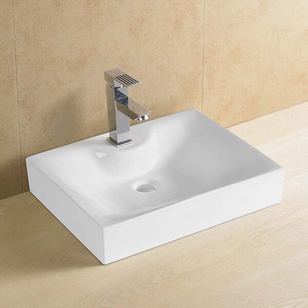 Lavabo sobre encimera o mural 54x43x10 cm Elegance GME