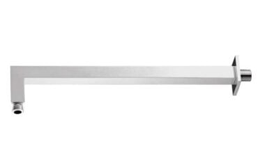 Brazo de ducha cuadrado a pared 40x2,5x2,5 cm GME