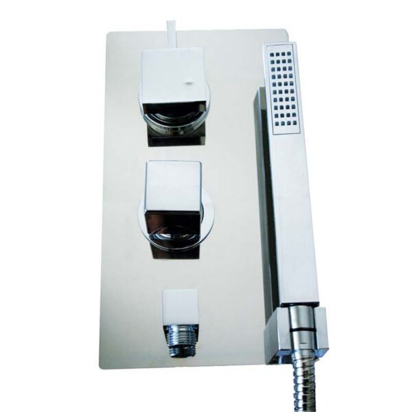 Grifo de ducha empotrado termostático rectangular GME
