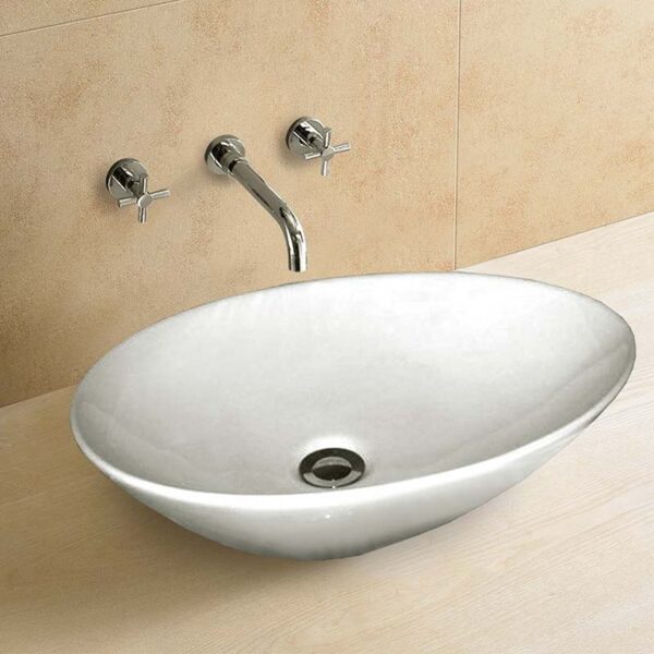 Lavabo sobre encimera asimétrico 50x39,5x15 cm GME