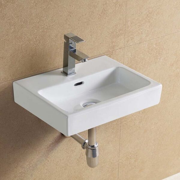 Lavabo sobre encimera o mural 45x36x12 cm fondo reducido GME