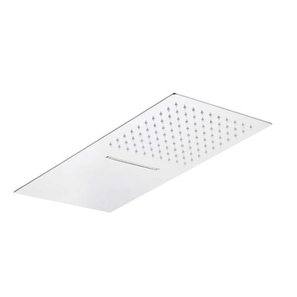Rociador ducha rectangular INOX cascada y lluvia GME