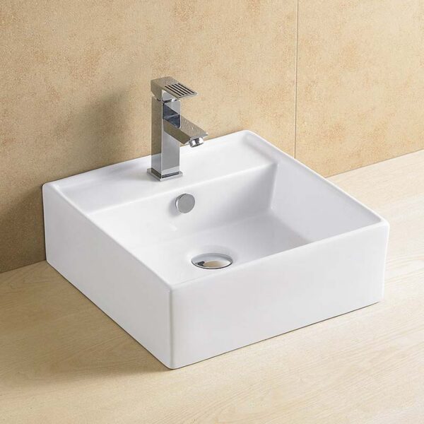 Lavabo sobre encimera o mural 38x38x12 cm STD GME