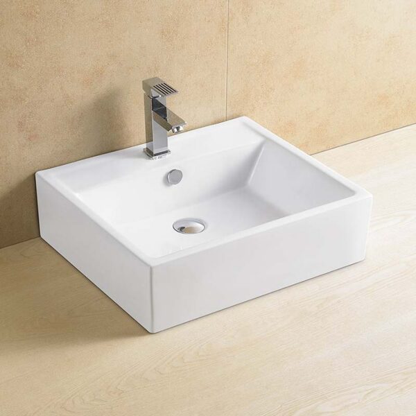 Lavabo sobre encimera o mural 53x42x15 cm STD GME
