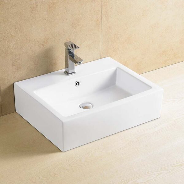 Lavabo sobre encimera o mural 57x46x15 cm STD GME