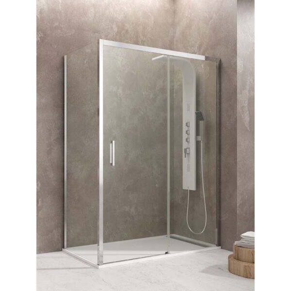 Mampara de ducha angular corredera Aktual GME