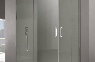 Mampara de ducha corredera angular al vértice de cristal BASIC - GME